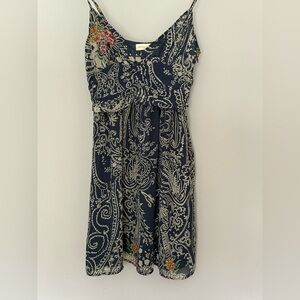 Staring at Stars Navy Floral Mini Dress